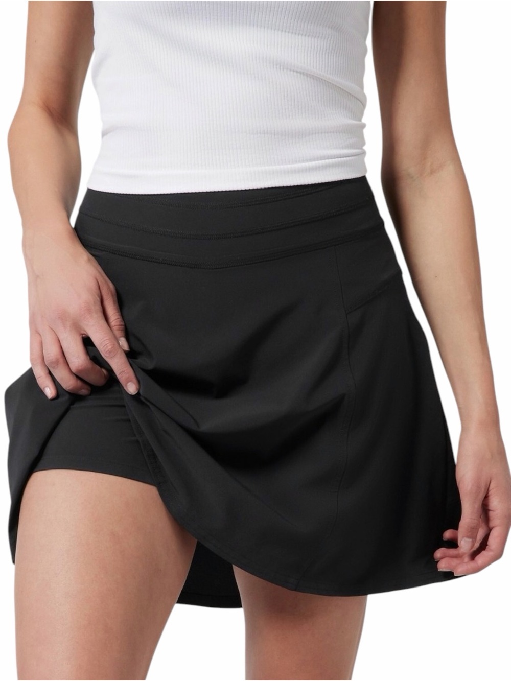 Athleta – All Day Athletic Skort Tennis Golf Running Black – Sz. 6 Tall